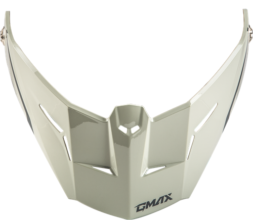 MD-74 VISOR W/SCREWS SPECTRE WHITE/RED