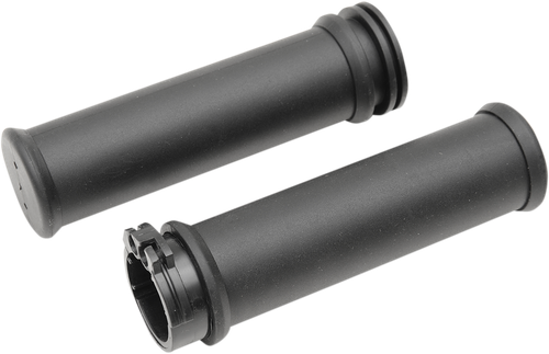 DRAG SPECIALTIES - 0630-0373 - Replacement OEM-Style Rubber Grips w/ Sleeve - Small Diameter