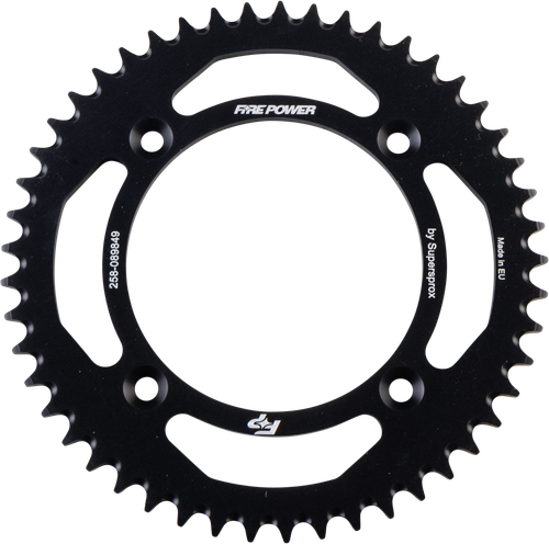 REAR SPROCKET ALUMINUM 49T BLK