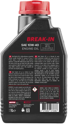 BREAK-IN MINERAL ENGINE OIL 4T 10W40 1L