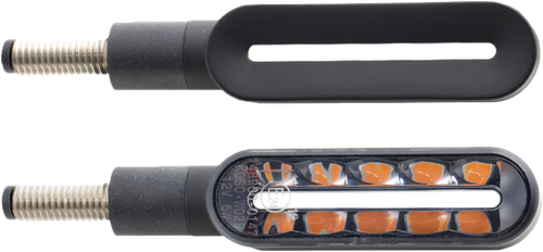 CYCLONE LED TURN SIGNALS SEQUENTIAL BLACK PAIR