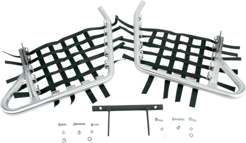 DG PERFORMANCE - 60-4509 - Nerf Bars - Natural/Black - Yamaha - YFZ '09-'16