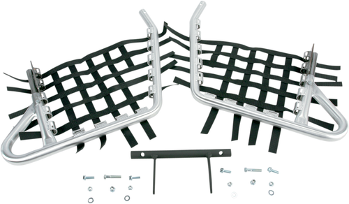 DG PERFORMANCE - 60-4509 - Nerf Bars - Natural/Black - Yamaha - YFZ '09-'16