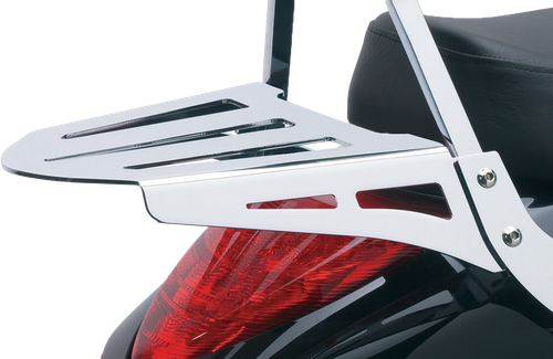 SISSY BAR LUGGAGE RACK FORMED CHROME YAM