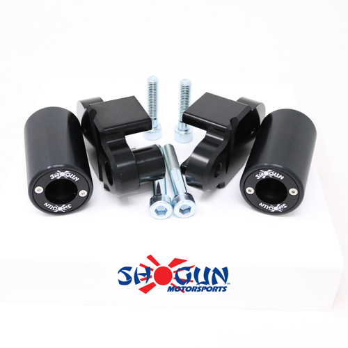 PA2 FRAME SLIDERS NO CUT BLACK KAW