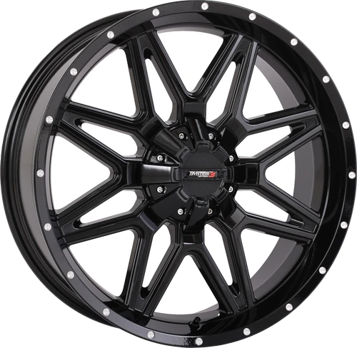 ST7 WHEEL 20X7 4+3 (+10MM) 4/137 & 4/156 GLOSS BLACK