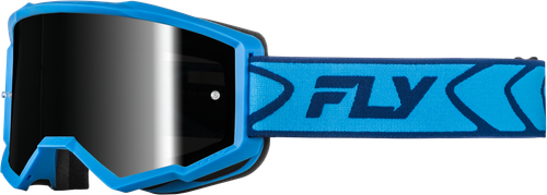 YOUTH ZONE GOGGLE BLUE/NAVY W/ BLACK MIRROR/SMOKE LENS