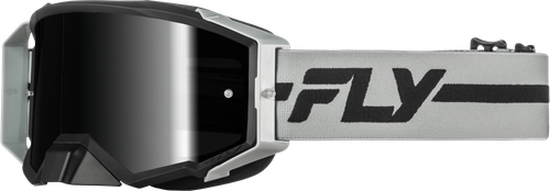 ZONE PRO GOGGLE GREY/BLACK W/ BLACK MIRROR/SMOKE LENS