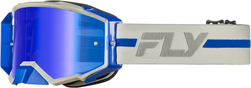 ZONE PRO GOGGLE GREY/BLUE W/ BLUE MIRROR/SMOKE LENS