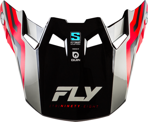FORMULA S CARBON BYTE VISOR RED CARBON/RED/GREY MD/LG