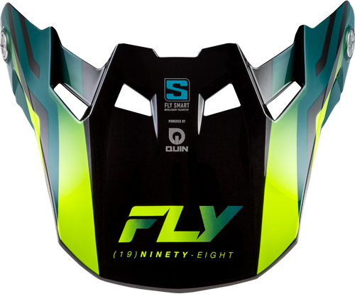 FORMULA S CARBON BYTE VISOR BLACK CARBON/TEAL/LIME MD/LG