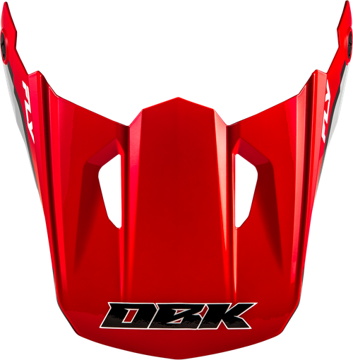 KINETIC DBK HELMET VISOR RED/BLACK/GREY MD/LG