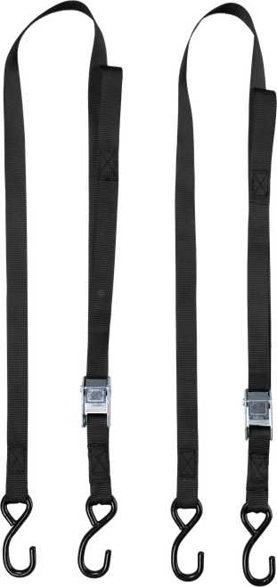 1" X 6' TIE-DOWN SOFT-TIE BLACK 2/PK