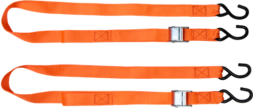 1.5" X 6' TIE-DOWN ORANGE 2/PK