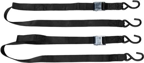 1.5" X 6' TIE-DOWN SOFT-TIE BLACK 2/PK
