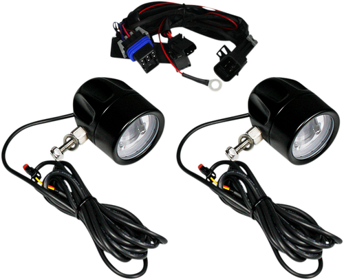 CUSTOM DYNAMICS - PB-FOG-IND-B - LED Fog Light - Indian - Black