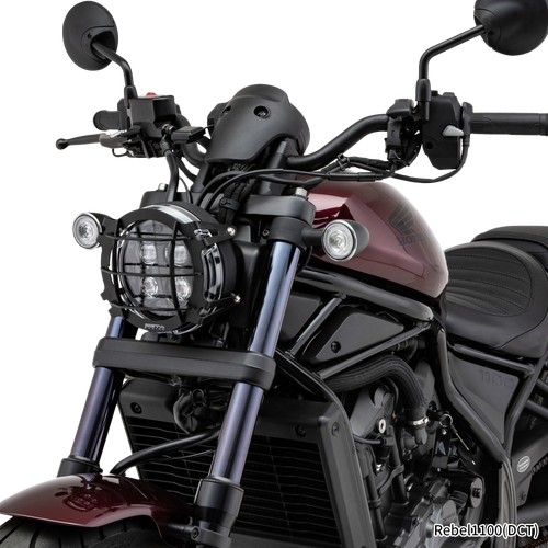 HEADLIGHT GUARD BLACK HON