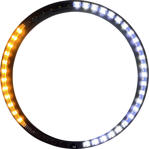 CUSTOM DYNAMICS - PB-7TR-AW-1B - Trim Ring - Standard Turn Signal - Black