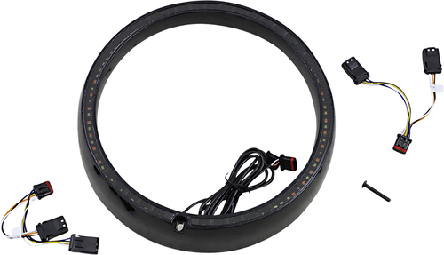 CUSTOM DYNAMICS - PB-7TR-AW-1B - Trim Ring - Standard Turn Signal - Black