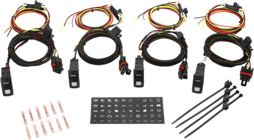 LIGHT DUTY SWITCH SYSTEM IN CAB PULSE BAR 4-PACK