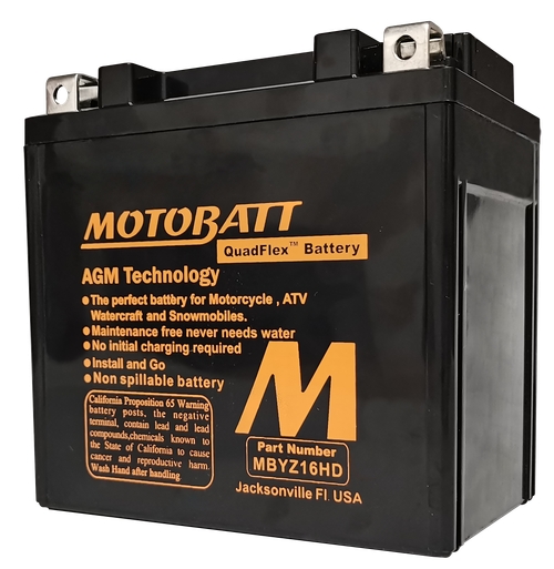 BATTERY MBYZ16HD SEALED FACTORY ACTIVATED