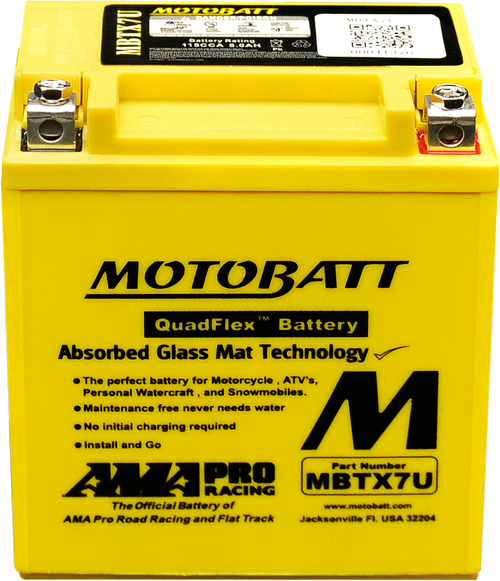 BATTERY MBTX7U SEALED FACTORY ACTIVATED