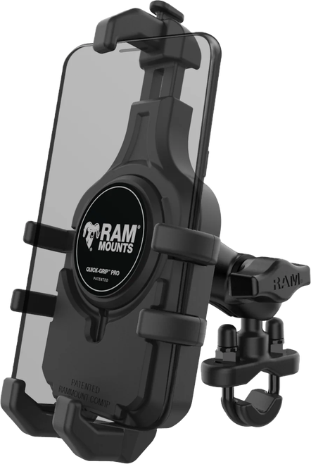 QUICK-GRIP PRO HANDLEBAR PHONE MOUNT SHORT