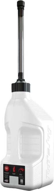 UTILITY CONTAINER WHITE W/ AUTOSTOP SPOUT 2.5 GAL