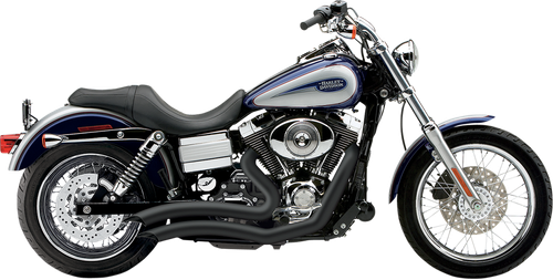 COBRA - 6229B - Speedster Swept Short Exhaust - Black - '12-'17 Dyna