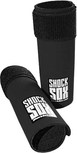 SHOCK SOX  6" BLACK UPSIDE DOWN FORKS