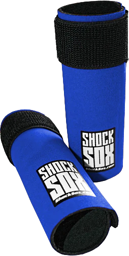 SHOCK SOX  6"  BLUE UPSIDE DOWN FORKS