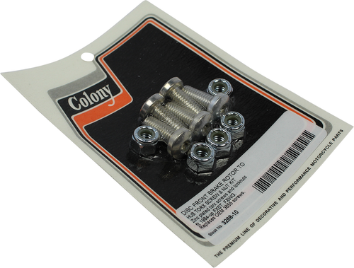 COLONY - 3268-10 - Bolts with Nuts - Front/Brake Rotor - Kit