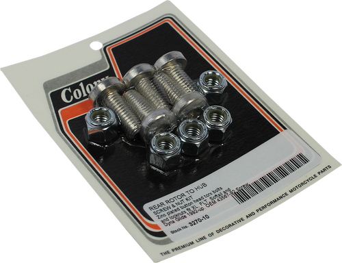 COLONY - 3270-10 - Bolts with Nuts - Rear/Brake Rotor - Kit