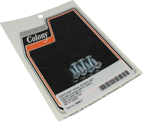 COLONY - 3360-7 - Screws - Headlamp/Cowl - Set