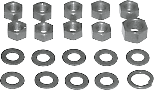 COLONY - 9671-20 - Nuts with Washers Kit - Transmission Side Cover/Clutch Arm - Parkerized