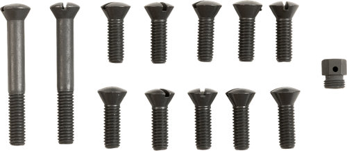 COLONY - 9620-13 - Screw Kit - Transmission Top Cover - Flat/Countersunk/Slotted - Black/Parkerized