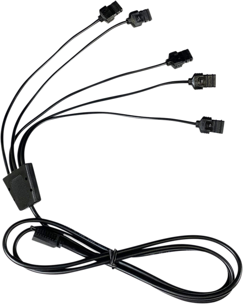 CUSTOM DYNAMICS - PG-EXT-44 - ProGLOW Wire Extension - 30" - 5-Way Splitter