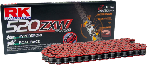 RR520ZXW DRIVE CHAIN RED 520 X 150