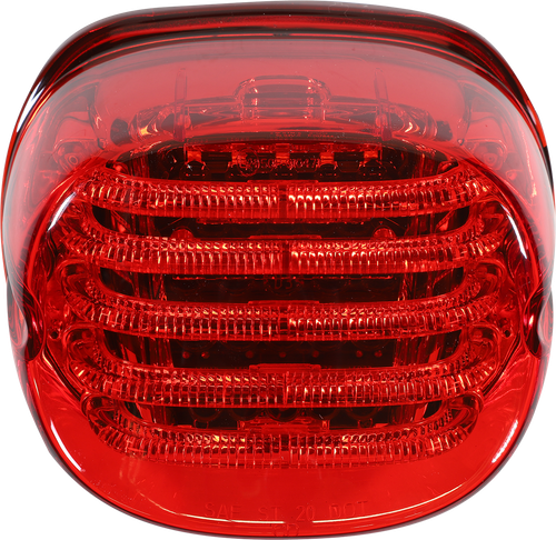 CUSTOM DYNAMICS - PB-TL-LP-R - Taillight - without License Plate Illumination Window - Red