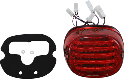 CUSTOM DYNAMICS - PB-TL-INT-BW-R - Taillight/Turn Signal - Bottom Window - Red Lens