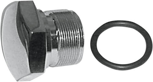 COLONY - 7621-1 - Fork Tube Cap - Upper - Chrome - Custom Design - '71-'72 FX | '52-'72 XL