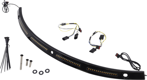 CUSTOM DYNAMICS - CD-WT2-SEQ-14-B - Windshield Trim - Sequential Turn Signals - Black