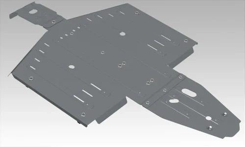 ALLOY CENTRAL SKID PLATE POL