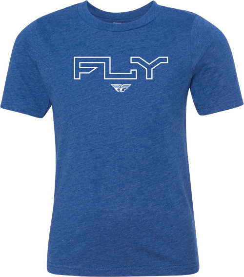 YOUTH FLY EDGE TEE ROYAL BLUE YL