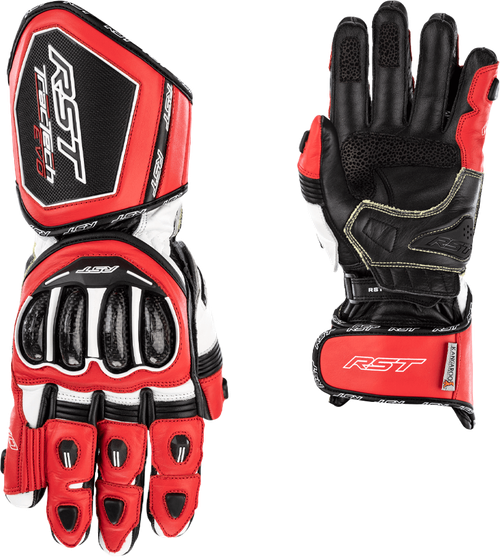 TRACTECH EVO 4 CE GLOVE RED/WHITE/BLACK SM