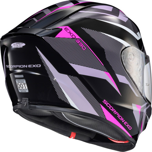 EXO-R330 FULL FACE HELMET SAGA BLACK/PINK/PURPLE XS