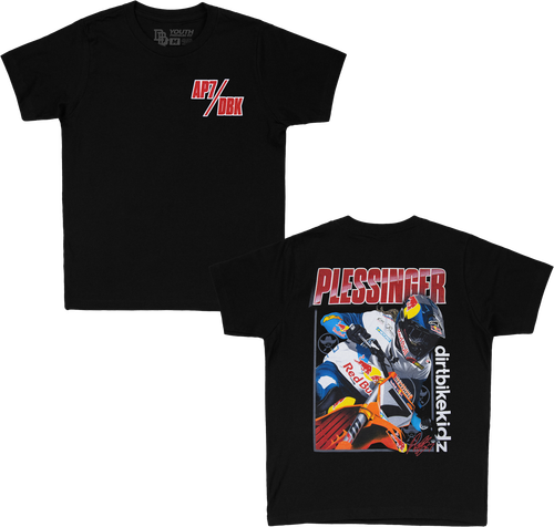 AP7 HOLESHOT YOUTH TEE BLACK YX