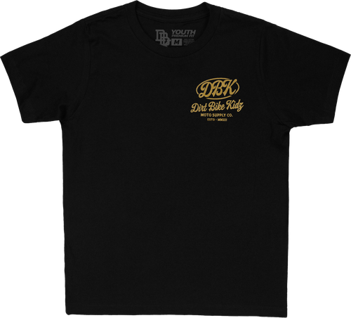 GOLD NUGGET YOUTH TEE BLACK YS
