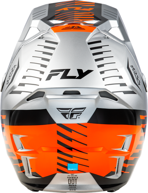YOUTH FORMULA CP SLICE HELMET GREY/ORANGE/BLACK YL