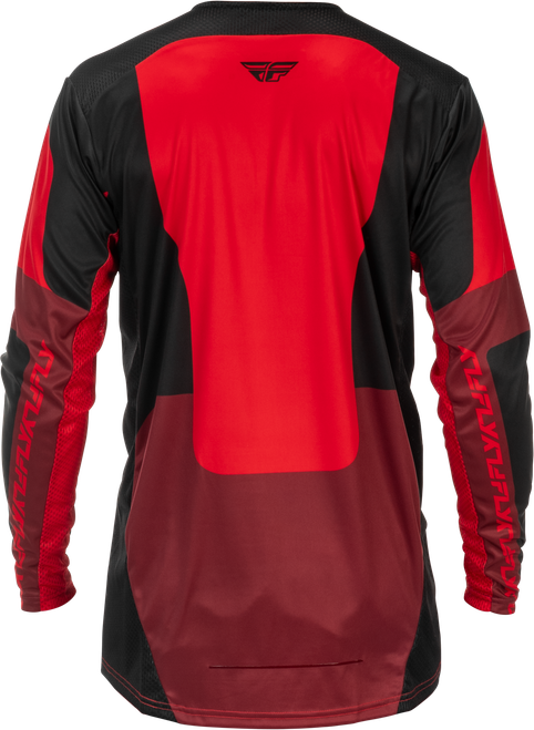 LITE JERSEY BLACK/RED 2X